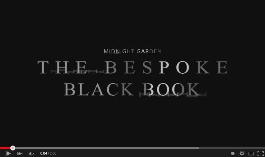 Bespoke Black Book – Midnight Garden